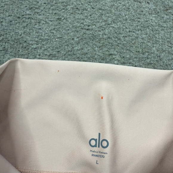 Alo Pants Womens Size L Large Pink Leggings Compression - Picture 11 of 13